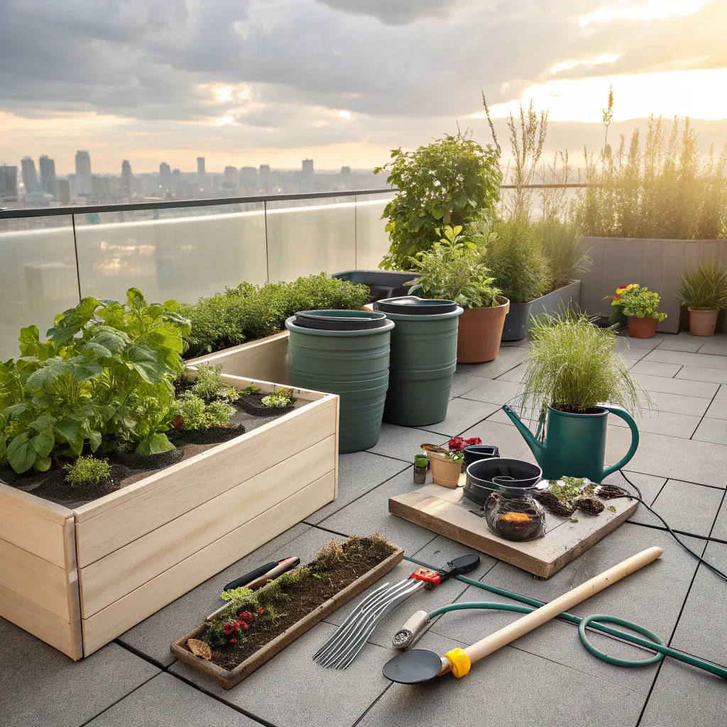 Tools and techniques for advanced rooftop gardening